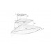 Triangle Shaped Acrylic Risers, Set of 3 - Clear 119927